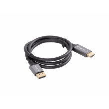 Lanberg Cable Displayport (M) - HDMI (M) 1m black / grey