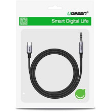 Ugreen DAC AUX cable 3.5 mm mini jack - USB Type C for smartphone 1m Black Ugreen DAC AUX cable 3.5 mm mini jack - USB Type C for smartphone 1m Black