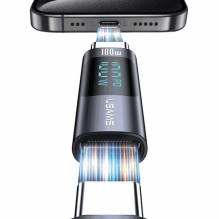 Usams Adapter AU18 USB-C Digital Display 100W Usams Adapter AU18 USB-C Digital Display 100W