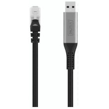 DIGITUS AK-300600-020-S USB-A RJ45 2m Black