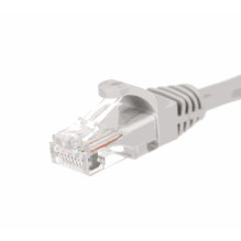 Netrack Patchcord U / UTP Cat.6 0.5m pilka