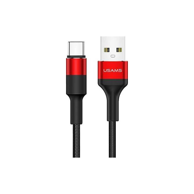 Usams USB-A į USB-C 1,2 m juodas