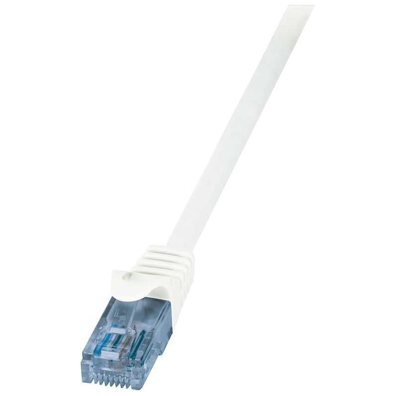 Logilink Komutacinis kabelis U / UTP Cat6a 0.5m Baltas