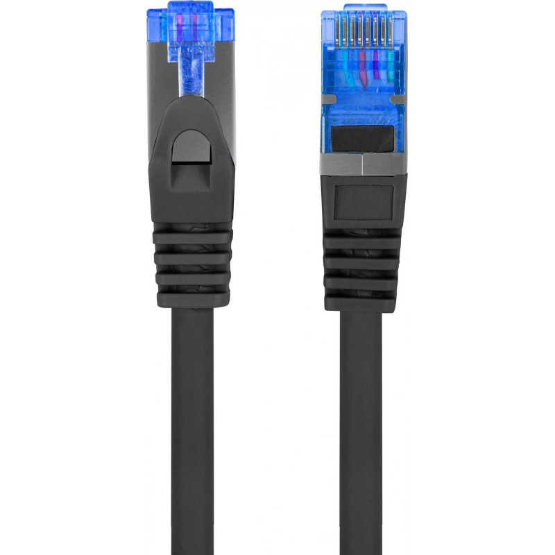 Lanberg Patchcord S / FTP Cat.6a LSZH CCA 0.25m juoda