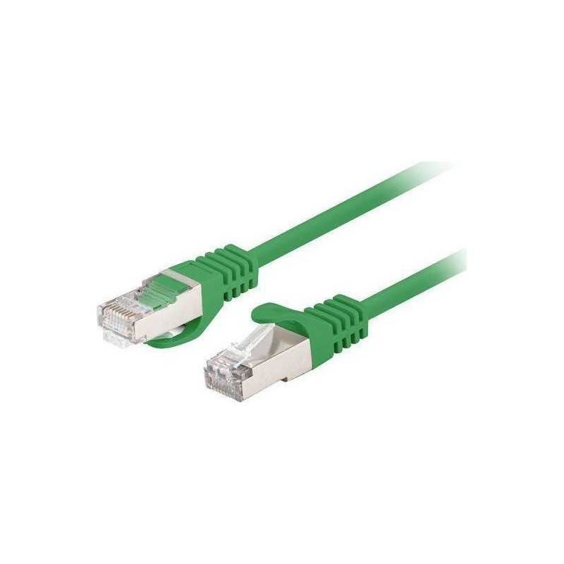 Lanberg Patchcord FTP Cat.6 0.25m žalia 10pcs