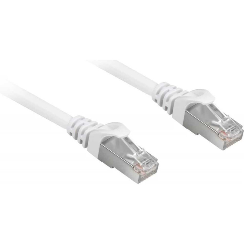 Sharkoon RJ45 CAT.6 SFTP 0.5m Balta