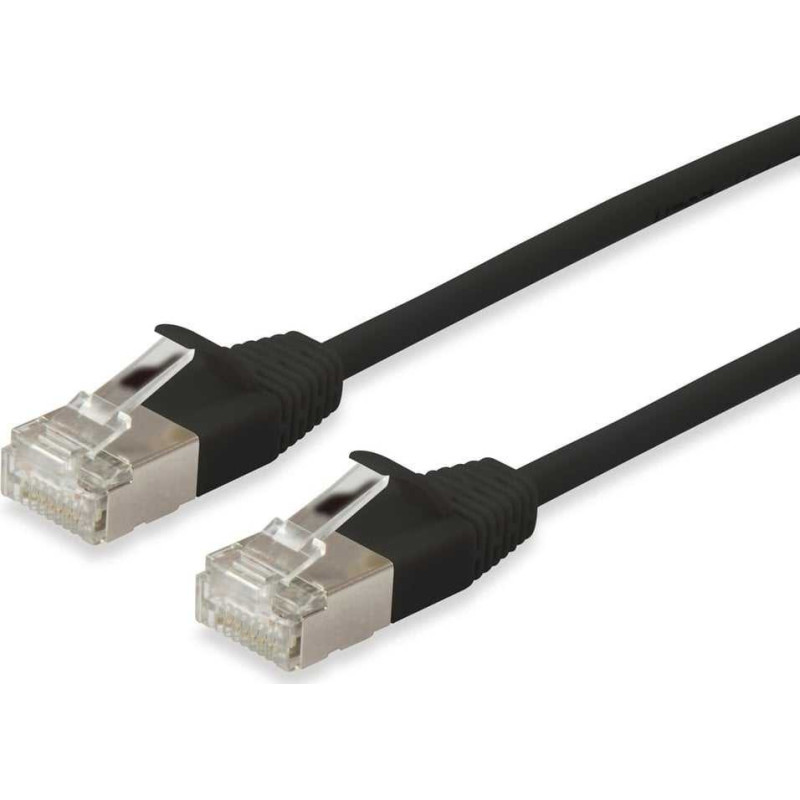 EQUIP Patch F / FTP Cat6A LSZH 5m juodas