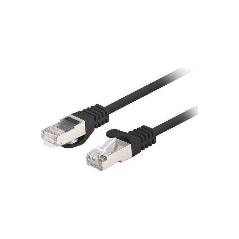 Lanberg Patchcord F / UTP Cat.6 0.5m juoda 10pcs