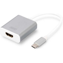 DIGITUS USB-C adapteris - HDMI 4K 30Hz su garsu, baltas