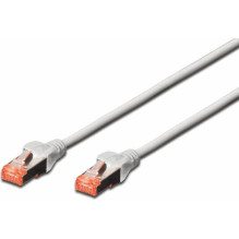 DIGITUS Aukščiausios kokybės CAT 6 S / FTP jungiamasis kabelis, 20 m, pilkas