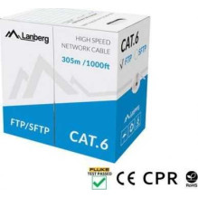 Lanberg S / FTP kabelis Cat.6 SU 305m pilkas Lanberg S / FTP kabelis Cat.6 SU 305m pilkas