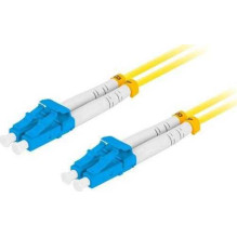 Lanberg Šviesolaidinis jungiamasis laidas SM LC / UPC-LC / UPC DUPLEX LSZH 3.0mm 2m geltonas
