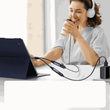 Joyroom Adapteris SY-C03 USB-C 2x USB-C juodas