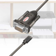 UNITEK UNITEK ADAPTER USB-C - 1X RS-232, Y-1105K UNITEK UNITEK ADAPTER USB-C - 1X RS-232, Y-1105K