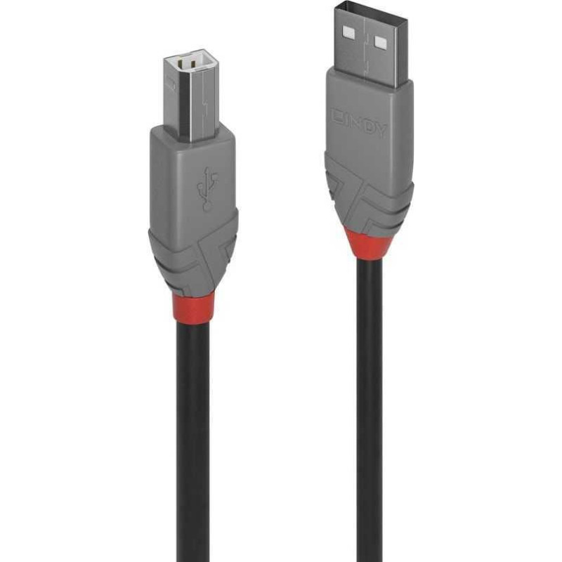 Lindy „Anthra Line“ USB-A į USB-B 1m