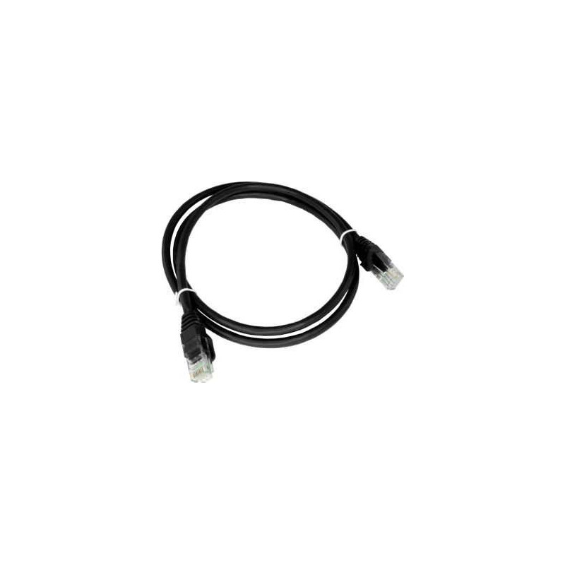 Alantec Komutacinis kabelis U / UTP Cat6a LSOH 0.25m juodas