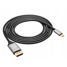 Akyga AK-AV-16 USB-C / DisplayPort 1.8m Juoda