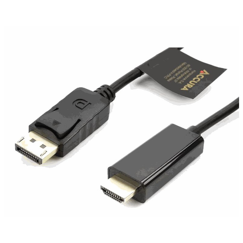 Accura Kabelis DisplayPort – HDMI 3.0m Juodas
