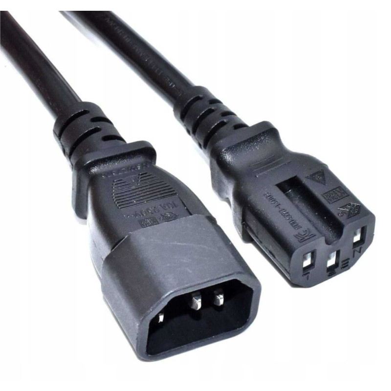 Akyga AK-UP-05 C14 / C15 1m Juoda