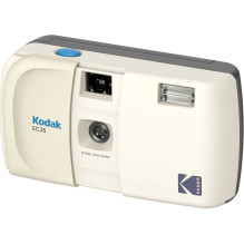 Kodak EC35 35mm Filmavimo kamera, vanilės balta Kodak EC35 35mm Filmavimo kamera, vanilės balta