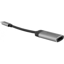 Verbatim Verbatim USB adapteris, USB-C kištukas / HDMI lizdas (sidabrinė / juoda), 10cm, 4K Verbatim Verbatim USB adapteris, USB-C kištukas / HDMI lizdas (sidabrinė / juoda), 10cm, 4K