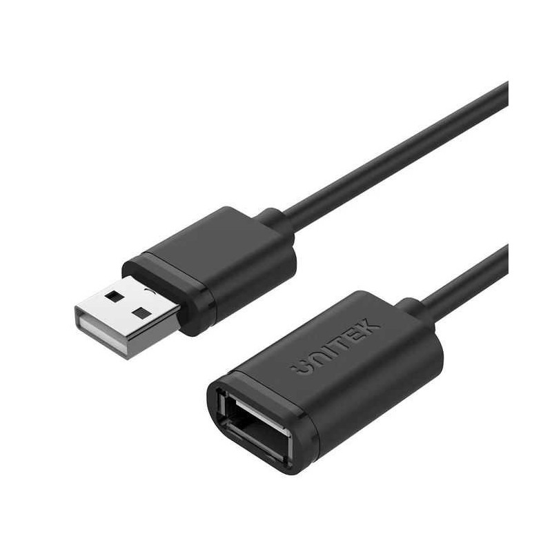 UNITEK USB 2.0 plėtinys Cable 0,5 m (Y-C447GBK)