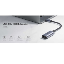 CUDY UH401 USB-C HDMI 4K 60Hz Sidabrinis