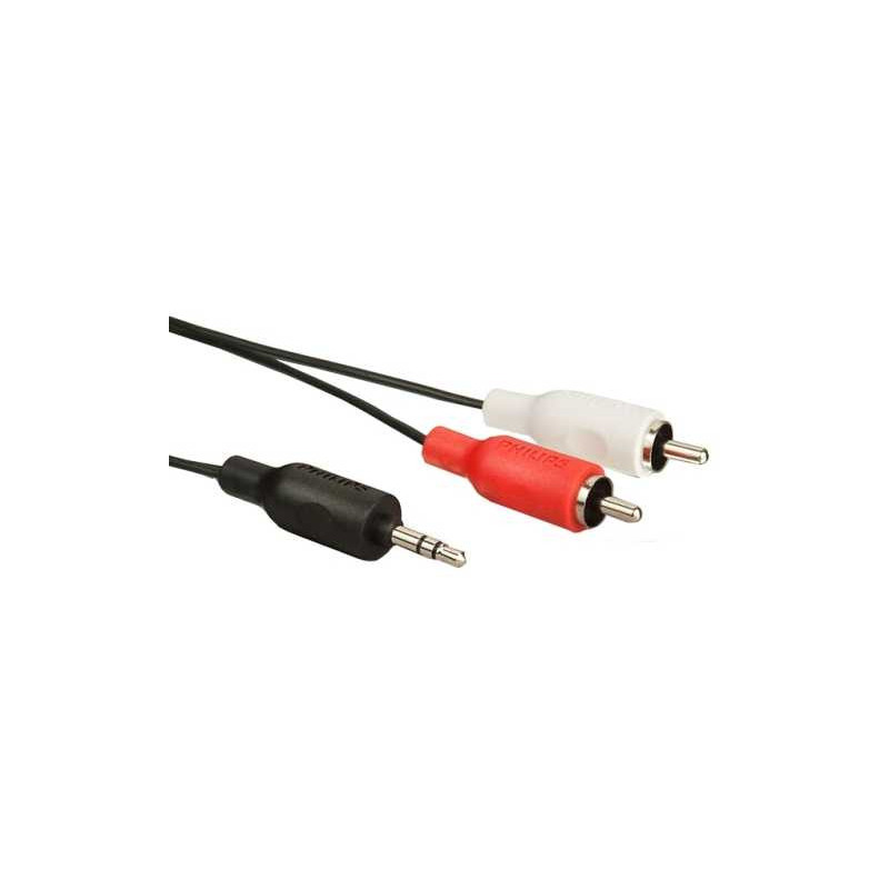 „Philips Jack 3.5mm“ į 2x RCA 1.5 m