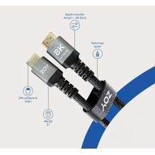 Zoy HDMI to HDMI 1.8 m Black (ZCH18) Zoy HDMI to HDMI 1.8 m Black (ZCH18)
