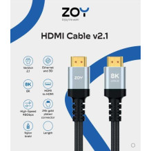 Zoy HDMI to HDMI 1.8 m Black (ZCH18) Zoy HDMI to HDMI 1.8 m Black (ZCH18)