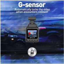 Tellur Dash Patrol DC1 FullHD 1080P juoda Tellur Dash Patrol DC1 FullHD 1080P juoda