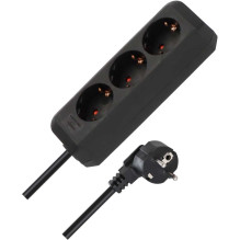 Brennenstuhl 1158620015 1.5m 3V Black