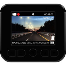 Navitel AR280 Dviguba juoda Navitel AR280 Dviguba juoda