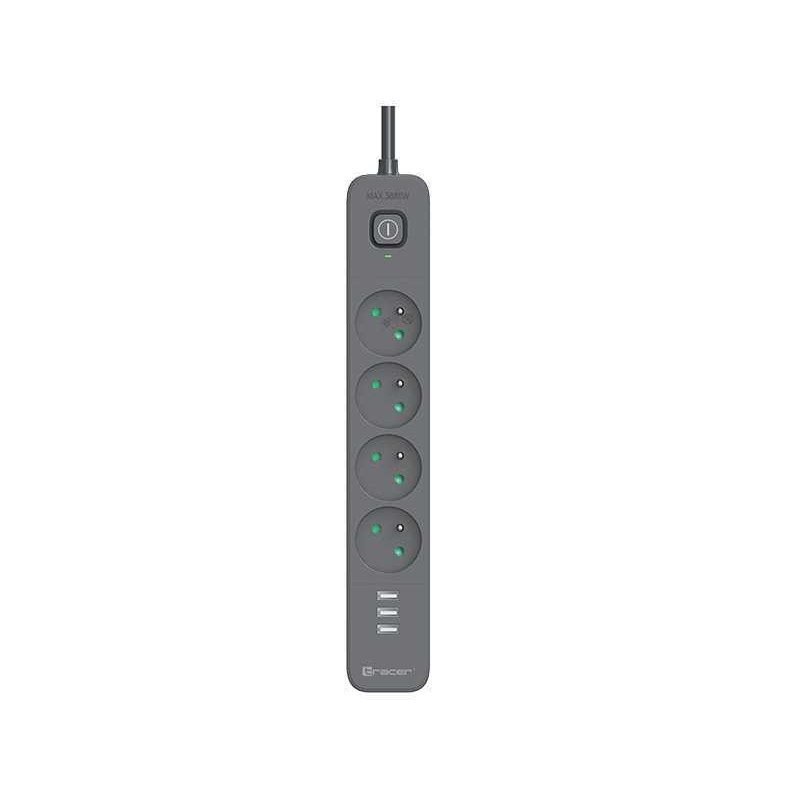 Tracer Power Line+ 5m Pilka