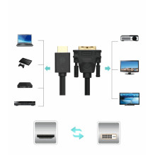 Ugreen 30116 HDMI - DVI cable 4K 60Hz 30AWG Ugreen 30116 HDMI - DVI cable 4K 60Hz 30AWG