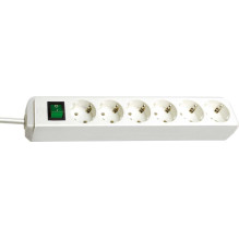 Brennenstuhl Eco S 6x 3m White