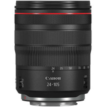 „Canon RF 24-105mm F4L IS USM“ objektyvas, juodas „Canon RF 24-105mm F4L IS USM“ objektyvas, juodas