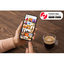 „Agfaphoto APF700WIFI“ skaitmeninis nuotraukų rėmelis su prijungimu, 7 colių, juodas „Agfaphoto APF700WIFI“ skaitmeninis nuotraukų rėmelis su prijungimu, 7 colių, juodas