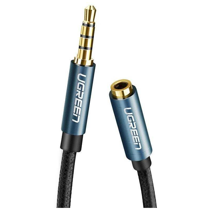 Ugreen AV118 AUX lizdo garso ilgintuvas 3,5 mm 1 m mėlynas