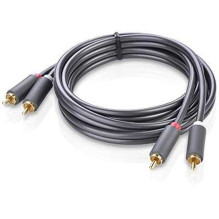 Ugreen 30747 AV104 2x RCA M to 2x RCA M 1m Black Ugreen 30747 AV104 2x RCA M to 2x RCA M 1m Black