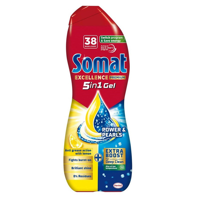 Dishwasher gel Somat Premium 5in1, 0.684 l