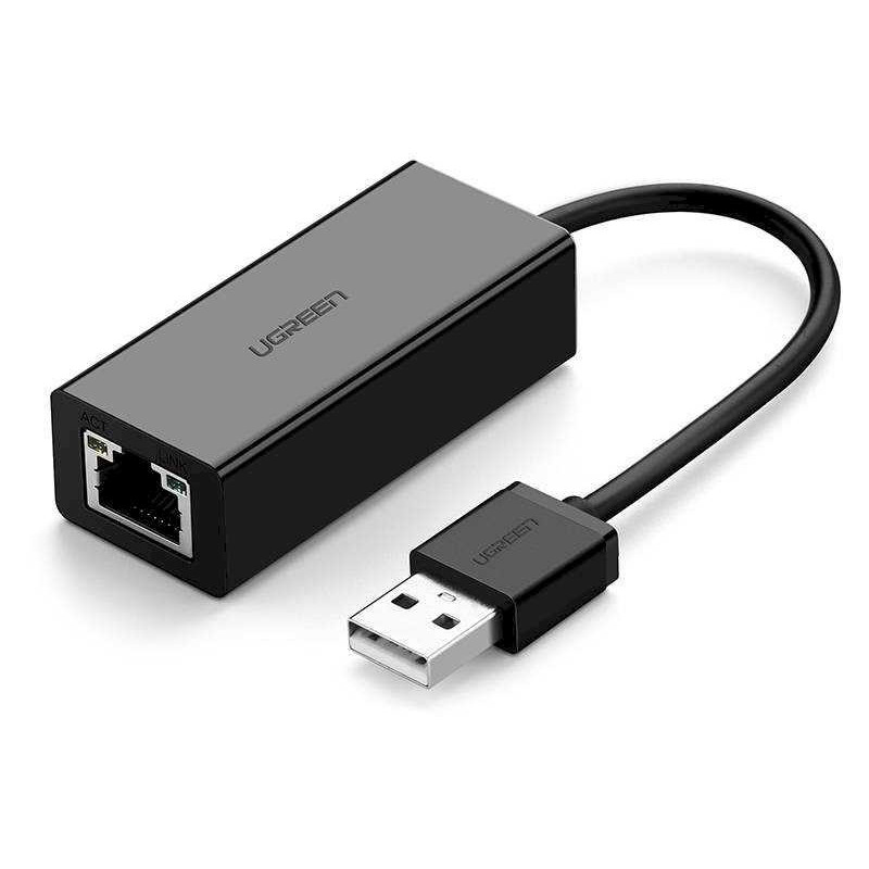 Ugreen CR110 USB to RJ45 network adapter Black