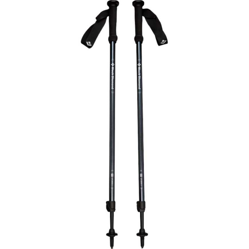 Black Diamond Black Diamond Žygio lazdos „Explorer 2“, fitneso įranga (juoda, 1 vnt.)
