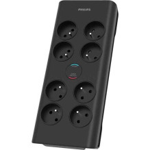 „Philips“ SPN7080BA / 60 viršįtampių apsauga, juoda, 8 kintamosios srovės lizdai, 2 m