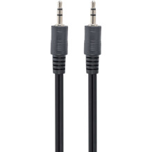 Gembird 3,5 mm stereo garso kabelis 2 m, juodas CCA-404-2M