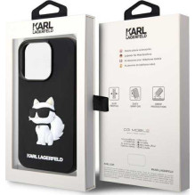 Karl Lagerfeld „Rubber Choupette 3D iPhone 14 Pro Max“ juodas