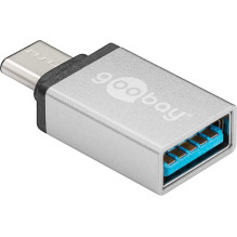 Goobay 56620 USB-C™ to USB A 3.0 adapter Silver