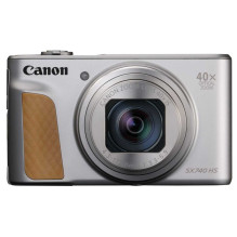 „Canon Powershot SX740 HS Lite“ sidabrinis „Canon Powershot SX740 HS Lite“ sidabrinis