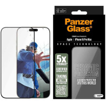 „PanzerGlass“ keraminis ekrano apsauginis dėklas „iPhone 16 Pro Max“, itin plataus pritaikymo „PanzerGlass“ keraminis ekrano apsauginis dėklas „iPhone 16 Pro Max“, itin plataus pritaikymo