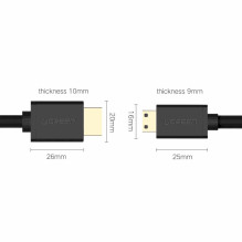 Ugreen 11167 HDMI - mini HDMI cable 19 pin 2.0v 4K 60Hz 30AWG 1.5m Black Ugreen 11167 HDMI - mini HDMI cable 19 pin 2.0v 4K 60Hz 30AWG 1.5m Black